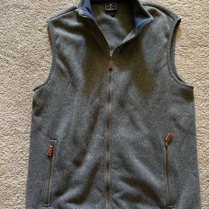 Men’s Vineyard Vines Grey Zip Up Vest